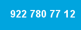 922 780 77 12